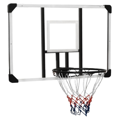 Basketball Backboard Transparent 106x69x3 cm Polycarbonate