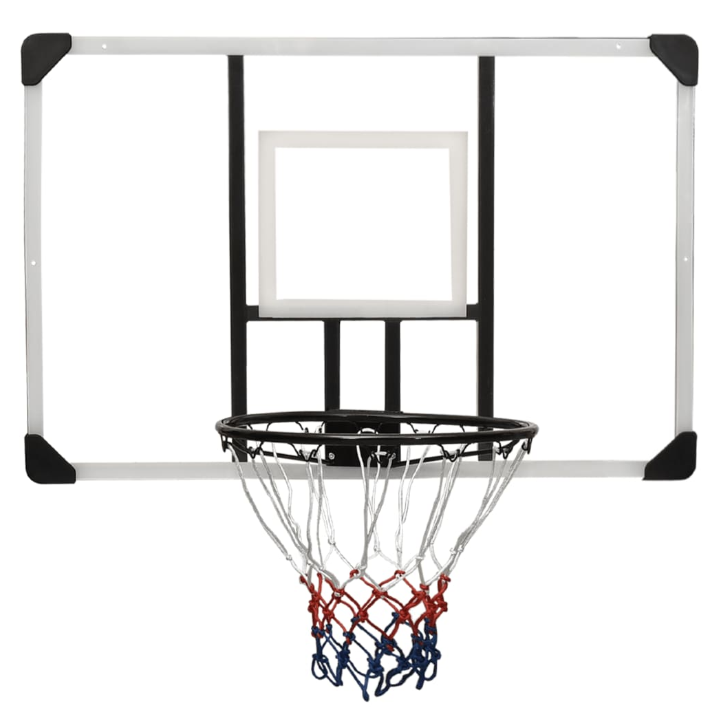 Basketball Backboard Transparent 106x69x3 cm Polycarbonate