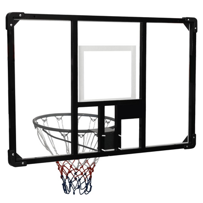 Basketball Backboard Transparent 106x69x3 cm Polycarbonate