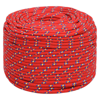 Boat Rope Red 8 mm 250 m Polypropylene