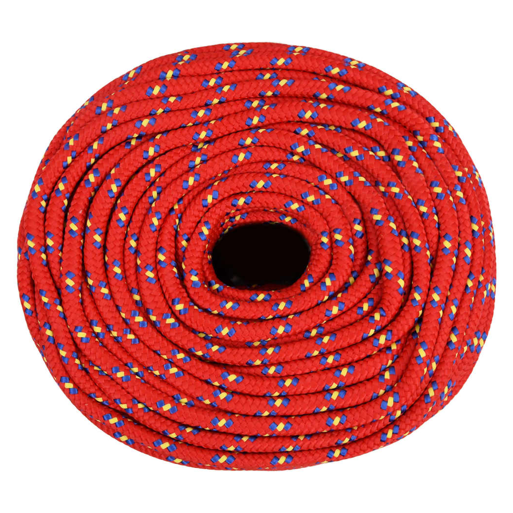 Boat Rope Red 8 mm 250 m Polypropylene