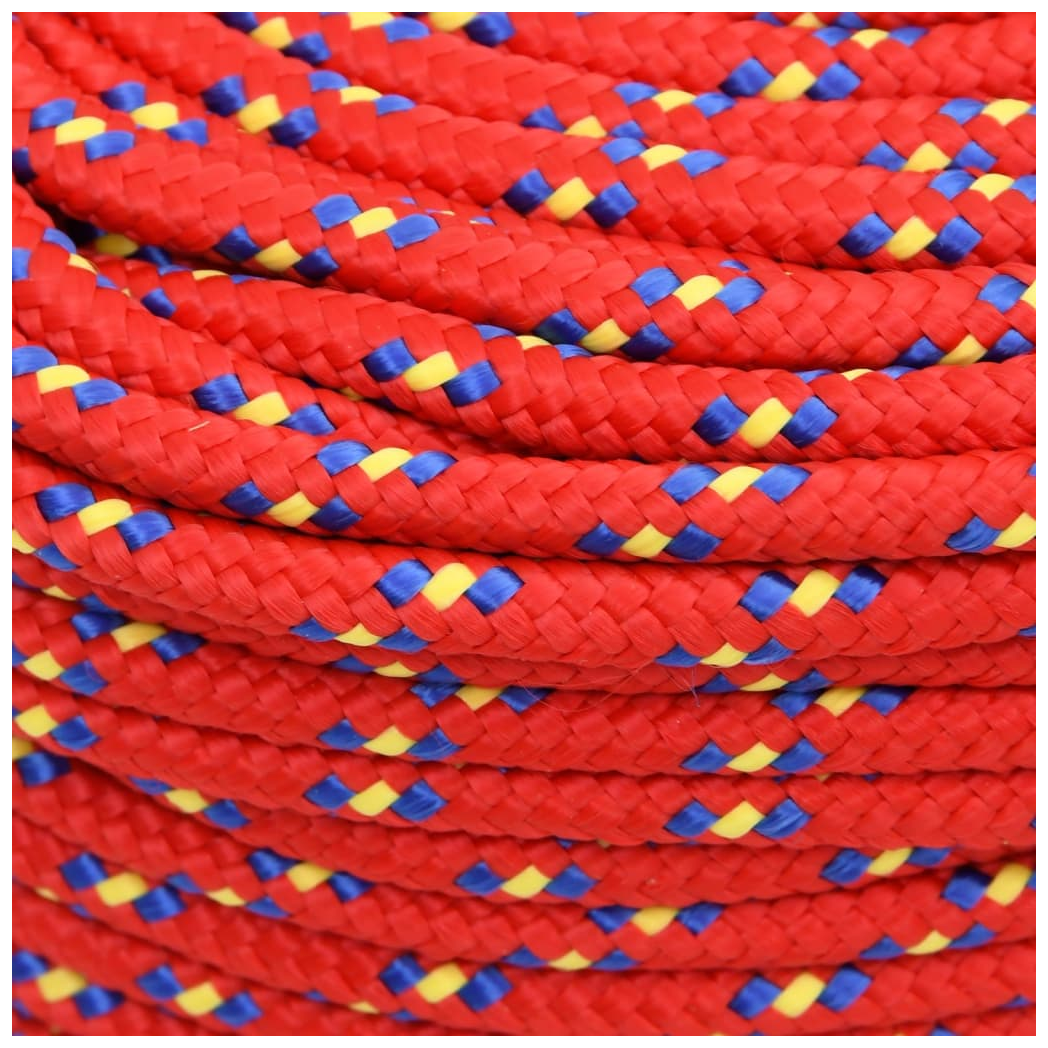 Boat Rope Red 8 mm 250 m Polypropylene