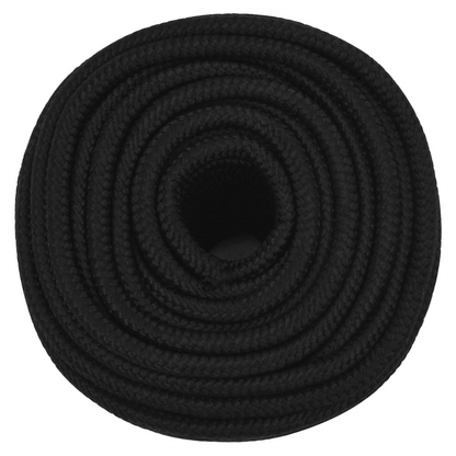 Work Rope Black 14 mm 25 m Polyester