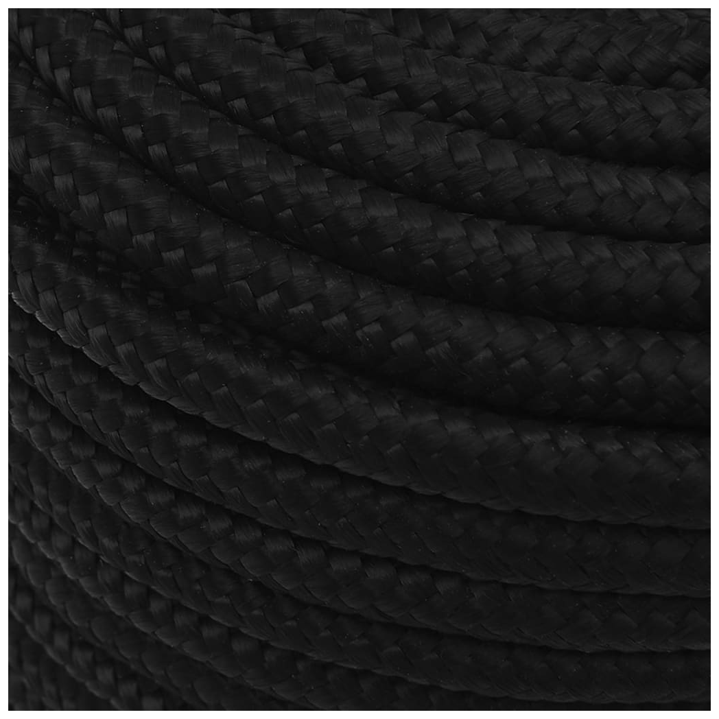 Work Rope Black 14 mm 25 m Polyester