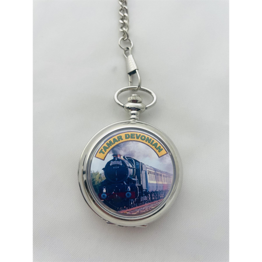 Boxx Tamar Train Picture Pocket watch M5061Tamar