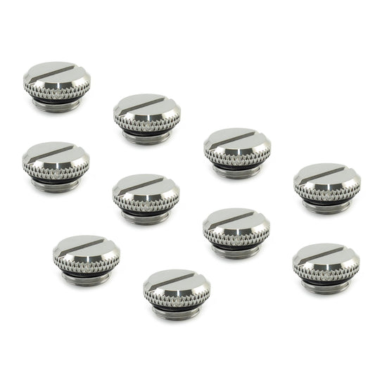 XSPC G1/4 Blank Plug V2 - Chrome (10 Pack)