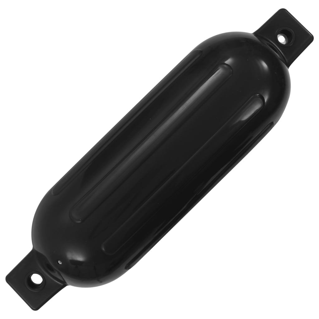 Boat Fender 4 pcs Black 51x14 cm PVC