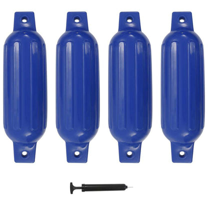 Boat Fender 4 pcs Blue 41x11.5 cm PVC