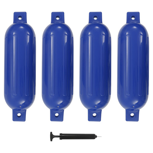 Boat Fender 4 pcs Blue 51x14 cm PVC