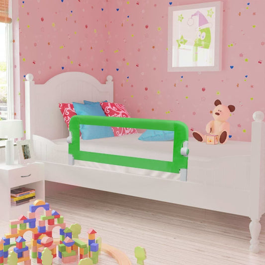 Toddler Safety Bed Rail 2 pcs Green 102x42 cm