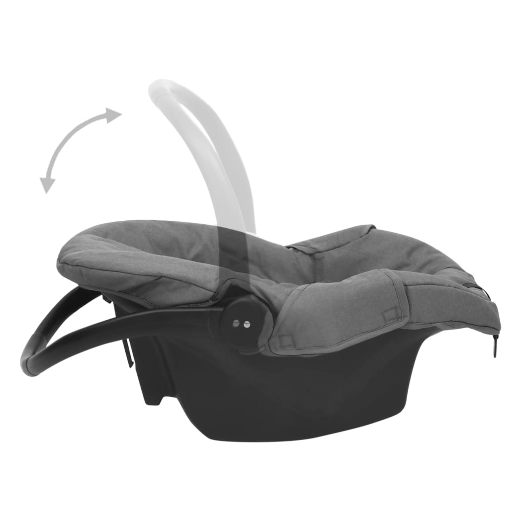 Baby Car Seat Light Grey 42x65x57 cm