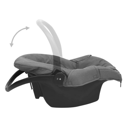 Baby Car Seat Light Grey 42x65x57 cm