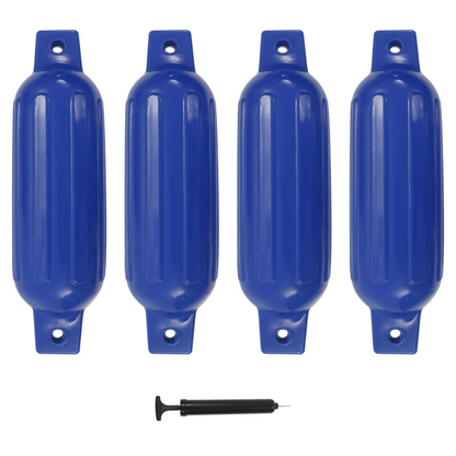 Boat Fender 4 pcs Blue 41x11.5 cm PVC