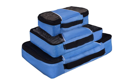 2x 3pk Packing Cubes Blue