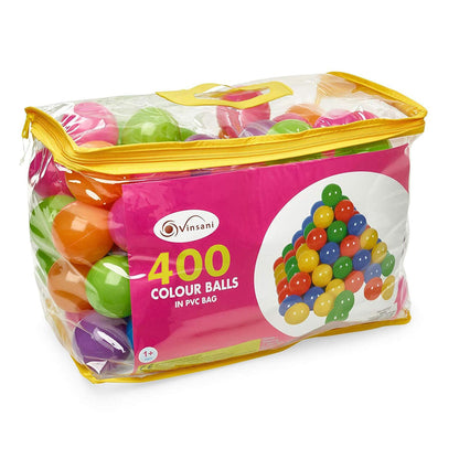 400 colour balls in pvc bag