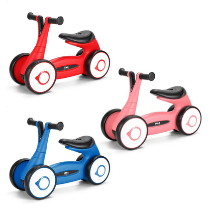 SOKA Balance Bike Toddler 4 Wheel Ride-on Bicycle Baby Balance Training Bike Toy