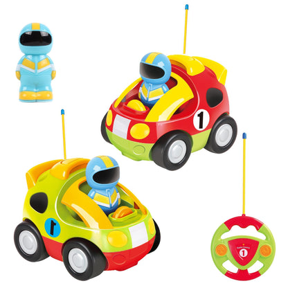 SOKA My First Remote Controlled Car for Toddlers with Light and Sound Toy car Birthday Gift Present for Boys Girls