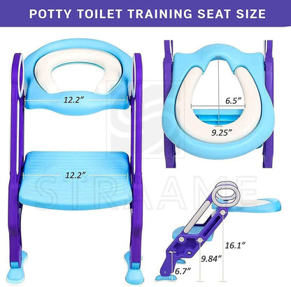 Toilet Ladder - Blue & Purple