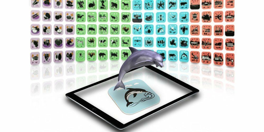 Augmented Reality Cards, Perfect Toy to Educate with 108 Cards With Storage Bag