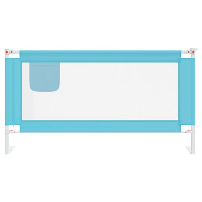 Toddler Safety Bed Rail Blue 160x25 cm Fabric