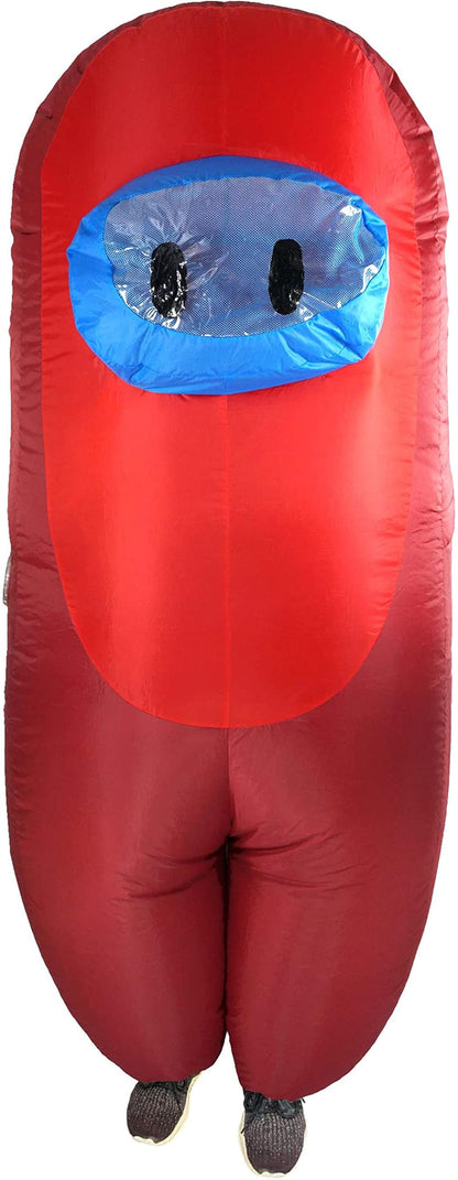 Red Imposter Inflatable Adult Costume § Standard