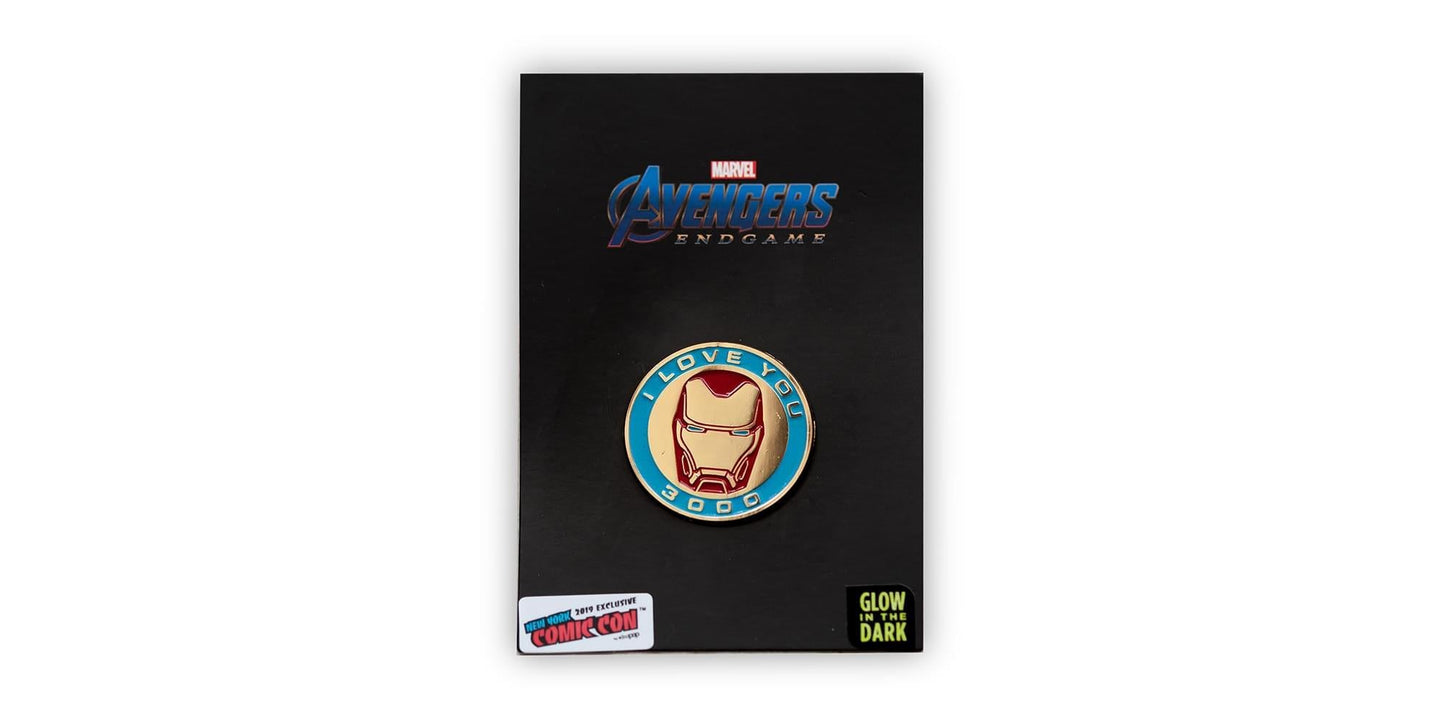 Marvel Avengers: Endgame Iron Man Exclusive Collector Pin § "I Love You 3000"