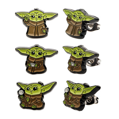 Star Wars The Mandalorian The Child Stud Earrings § Set of 3