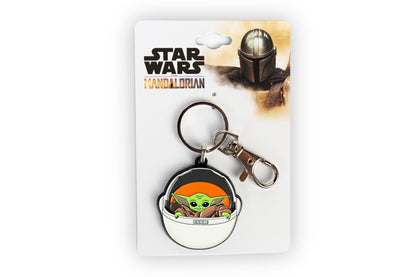 Star Wars: The Mandalorian The Child Keychain Pendant § Baby Yoda In Carriage