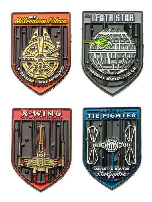 Star Wars Spaceships Enamel Pins § Set of 4