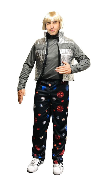 SNL Space Pants Costume Complete with Wig and Vest § Men's