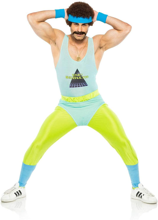 80's Gym Instructor Adult Costume  § Small/ Medium