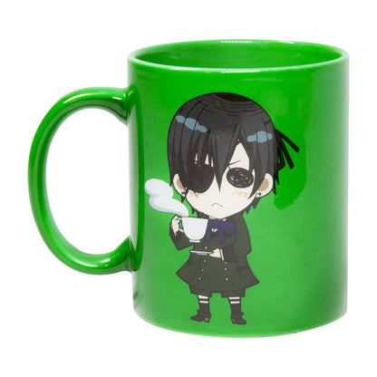 Black Butler Collectibles § Green Coffee Mug with Black Logo