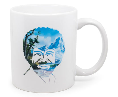 Bob Ross Portrait Ceramic Mug § Holds 11 Ounces