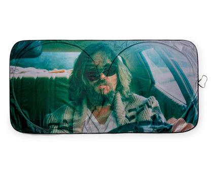 The Big Lebowski The Dude Driving Sunshade for Car Windshield § 64 x 32 Inches