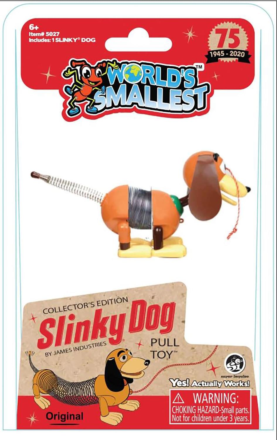 Worlds Smallest Slinky Dog Mini Retro Toy