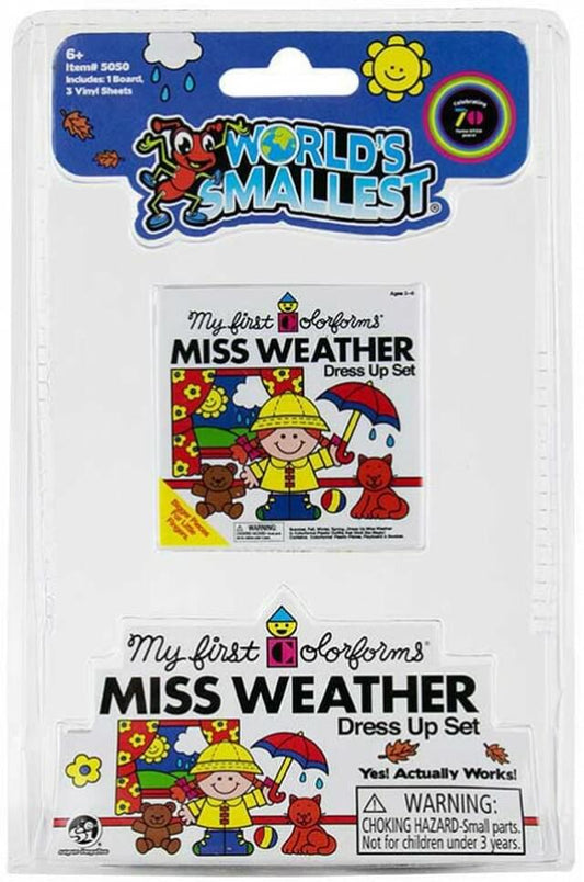 Worlds Smallest Colorform § Miss Weather