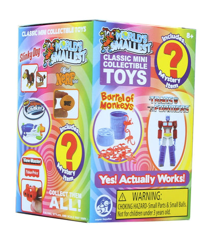 Worlds Smallest Classic Novelty Toy Series 4 § One Random