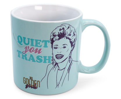 The Golden Girls "Quiet You Trash" Ceramic Mug § Holds 20 Ounces