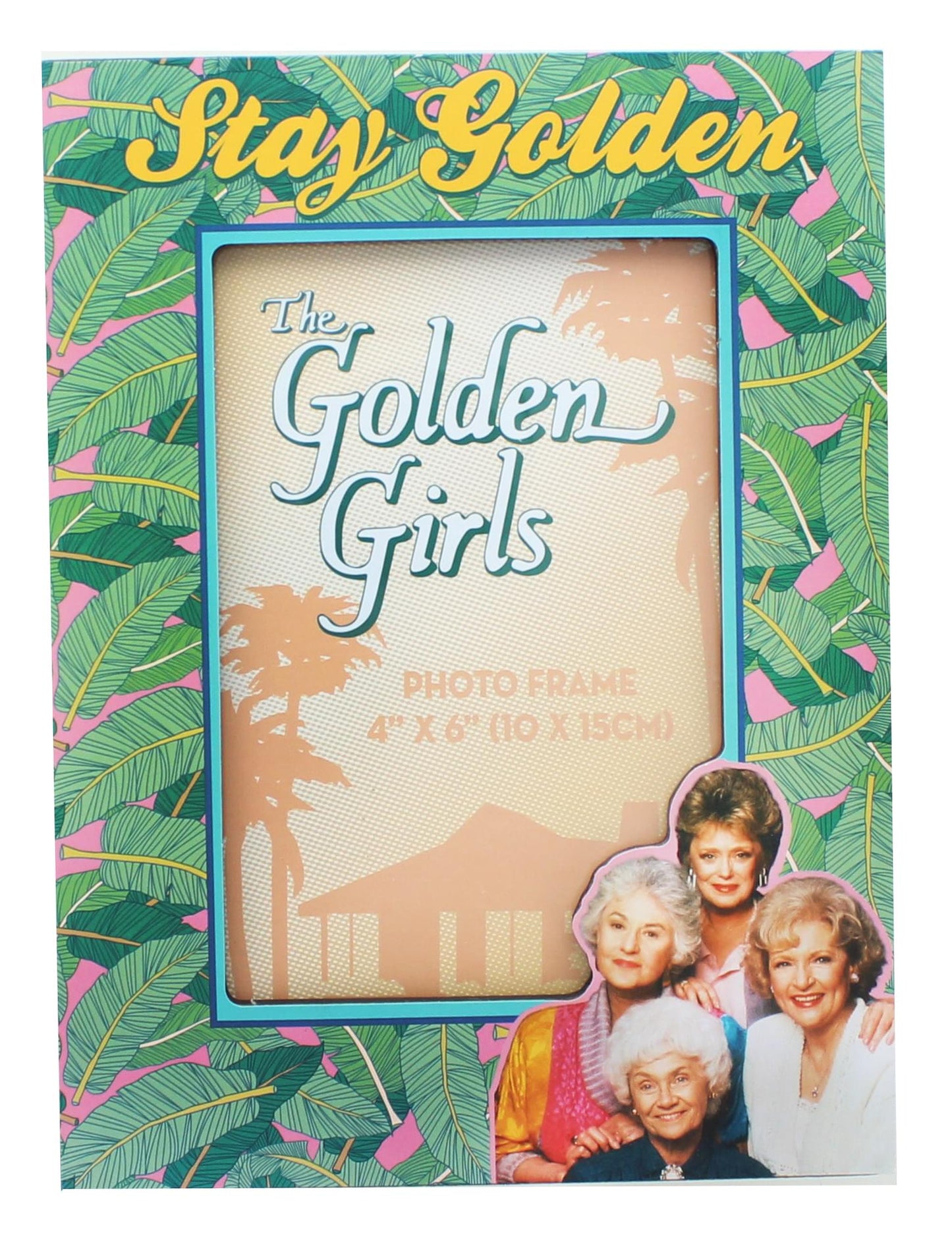 The Golden Girls "Stay Golden" Die-Cut Photo Frame § 4 x 6 Inches