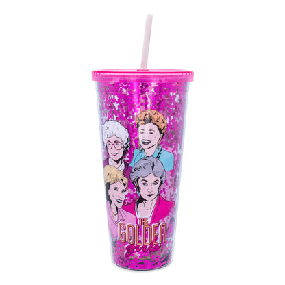 The Golden Girls Confetti Carnival Cup With Lid and Straw § Hold 32 Ounces