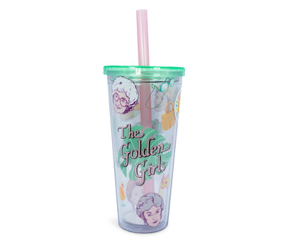 The Golden Girls Carnival Cup with Lid and Straw § 24 Ounces