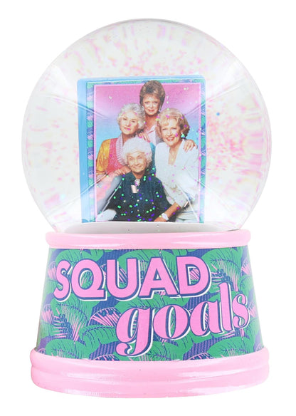 The Golden Girls "Squad Goals" Mini Snow Globe § 4 Inches Tall