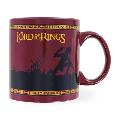 The Lord Of The Rings Hobbits and Gollum Ceramic Mug § Holds 20 Ounces