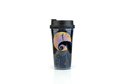 The Nightmare Before Christmas Graveyard Scene Travel Mug § Holds 16 Ounces