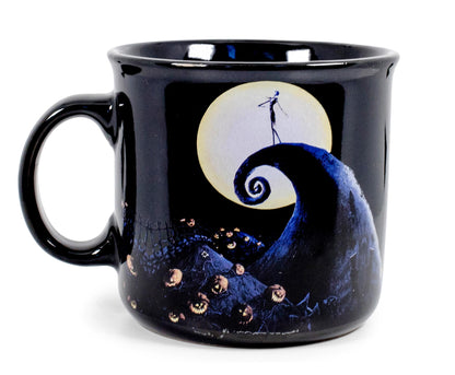 The Nightmare Before Christmas Jack Skellington Camper Mug § Holds 20 Ounces