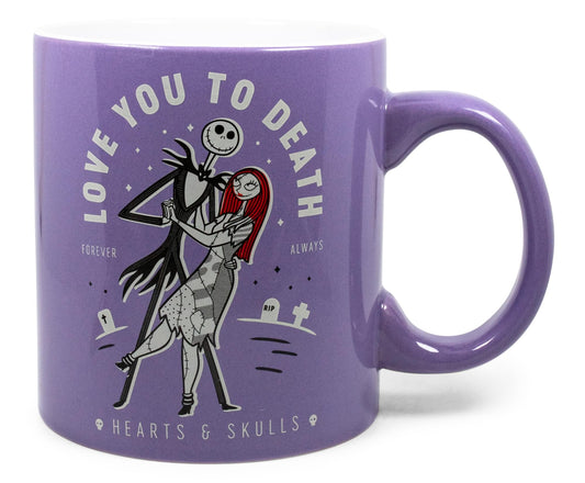 The Nightmare Before Christmas "Love You To Death" Ceramic Mug § Holds 20 Ounces