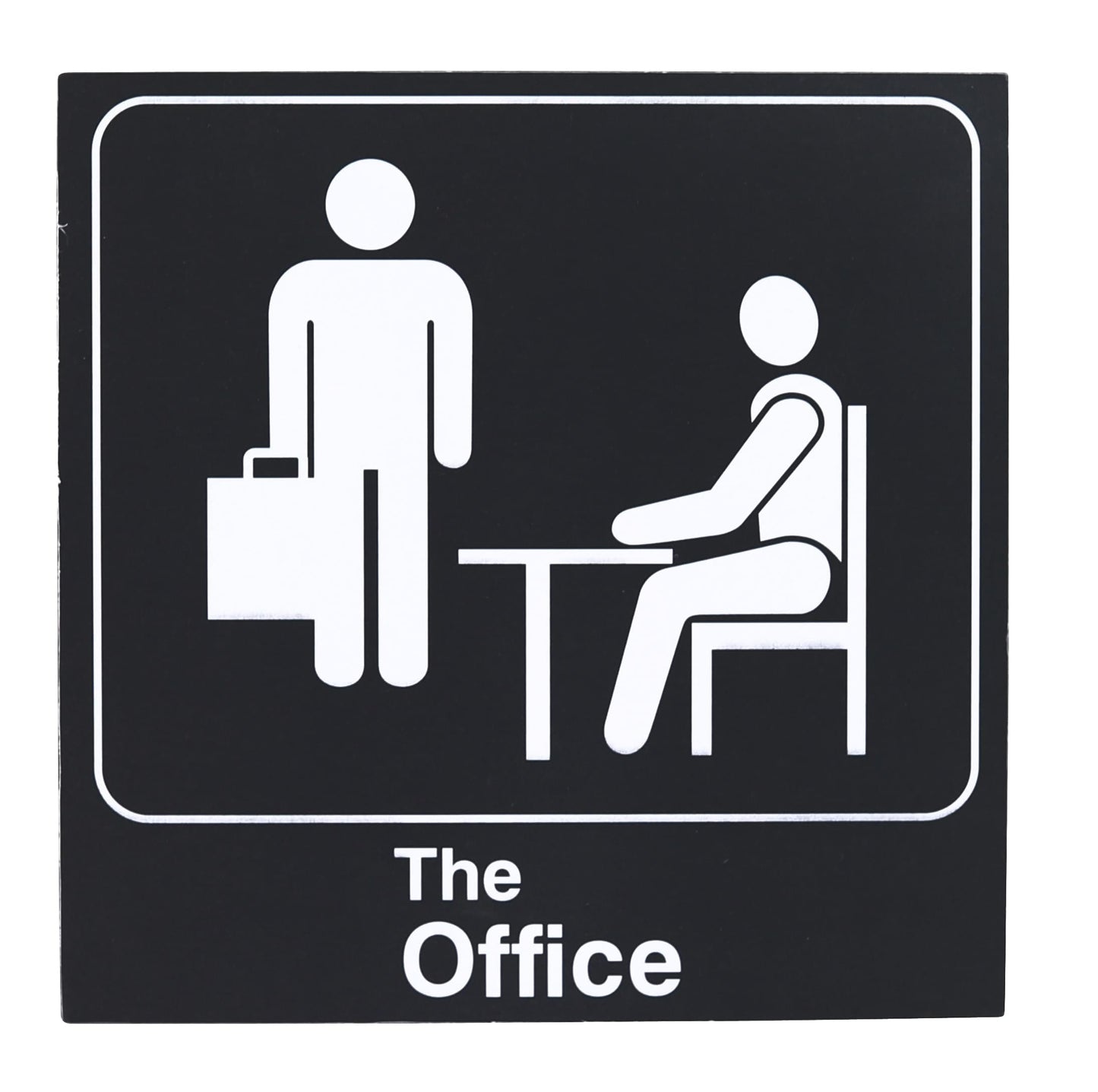 The Office Logo 6 x 6 Inch Wood Box Sign