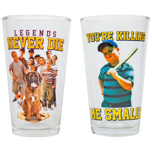 The Sandlot Legends and Smalls 16-Ounce Pint Glasses § Set of 2