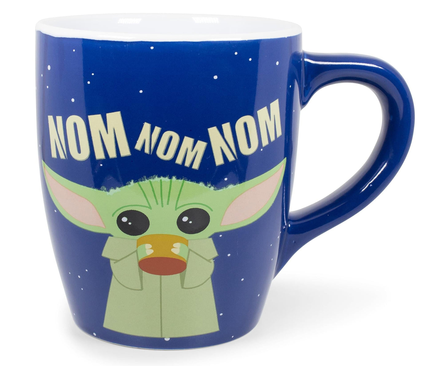 Star Wars: The Mandalorian The Child "Nom Nom Nom" Ceramic Mug § Holds 25 Ounces