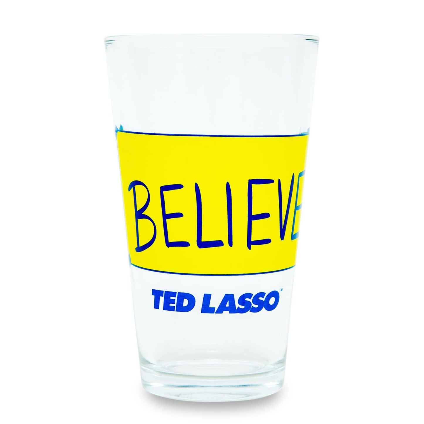 Ted Lasso "Believe" Pint Glass § Holds 16 Ounces